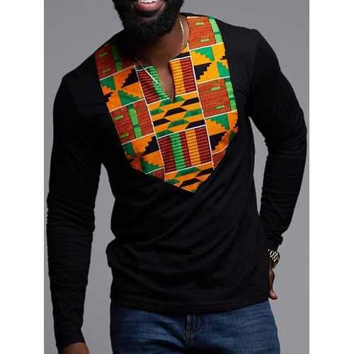 Mens Ethnic Printed T-shirts