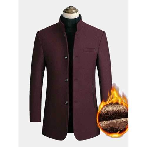 Wool Blends Fleece Lined Business Jackets