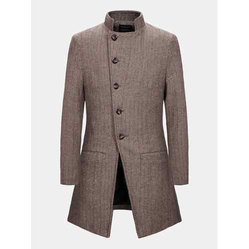 Mid-long Wool Blends Trench Coats